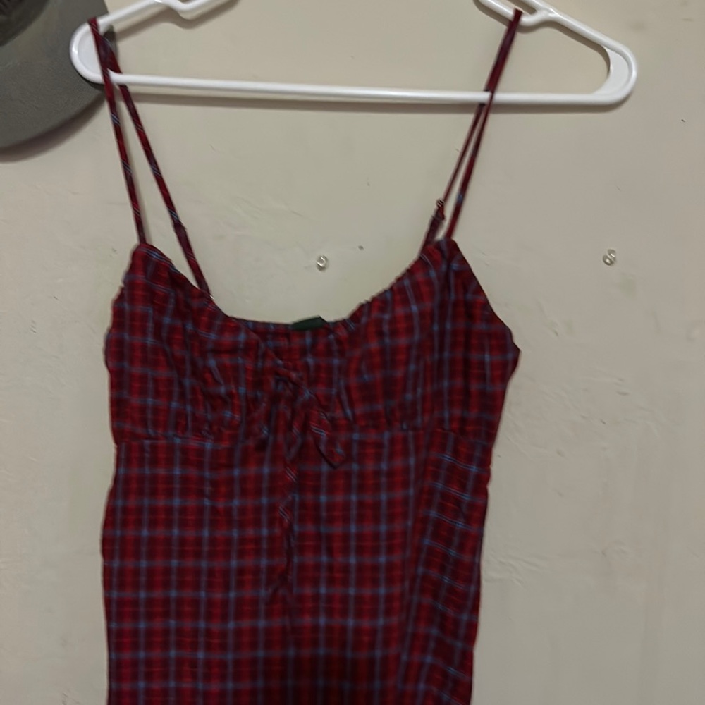 Plead design red and blue brand new small with straps maxi